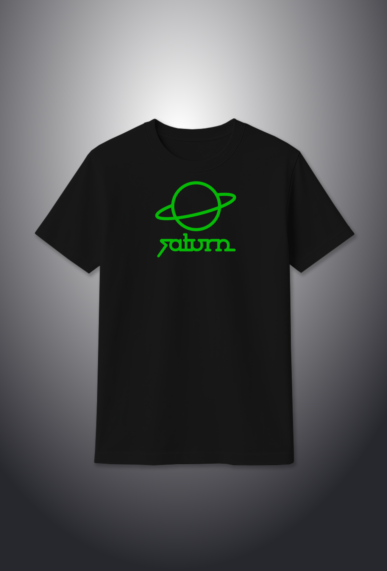 Cotton T-Shirt : Glow-in-the-Dark "Saturn"