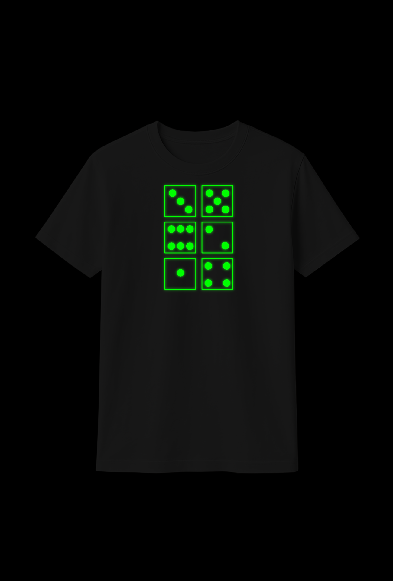 Cotton T-Shirt : Glow in the Dark "GAME" Cotton T-Shirt