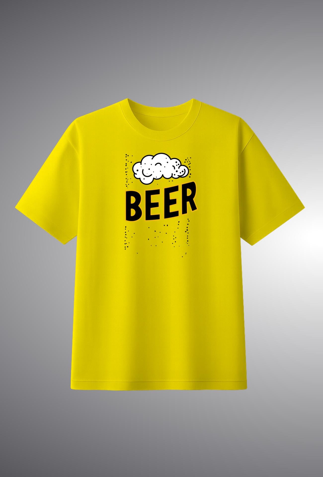 Beer Can Graphic Oversized T-Shirt |  OVERSIZED T-SHIRT |