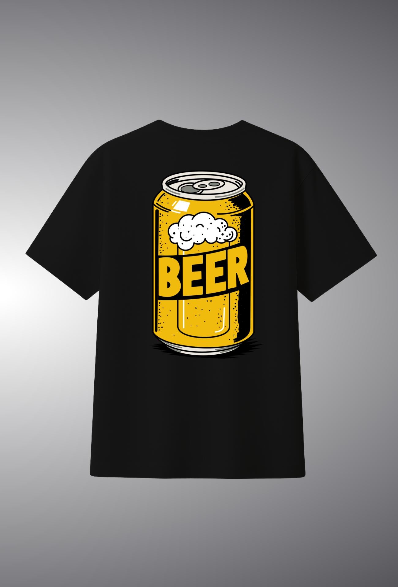 Beer Can Graphic Oversized T-Shirt |  OVERSIZED T-SHIRT |