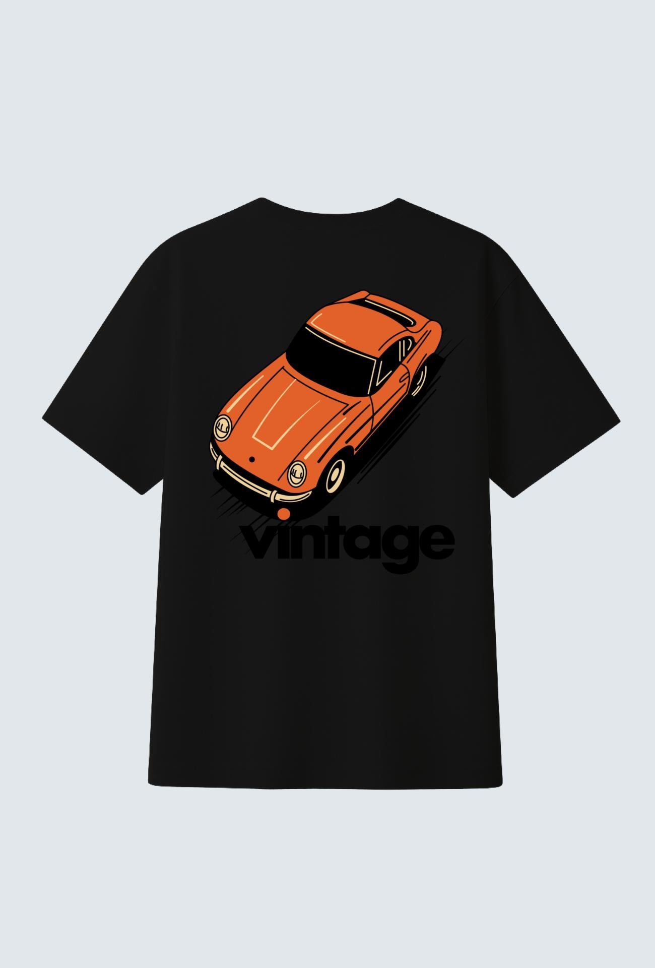 Vintage Car Graphic | Oversized T-Shirt |