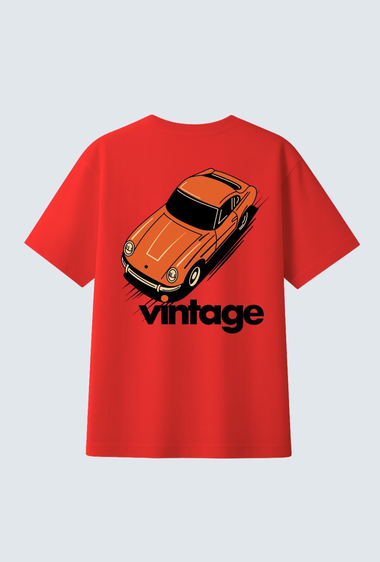 Vintage Car Graphic | Oversized T-Shirt |