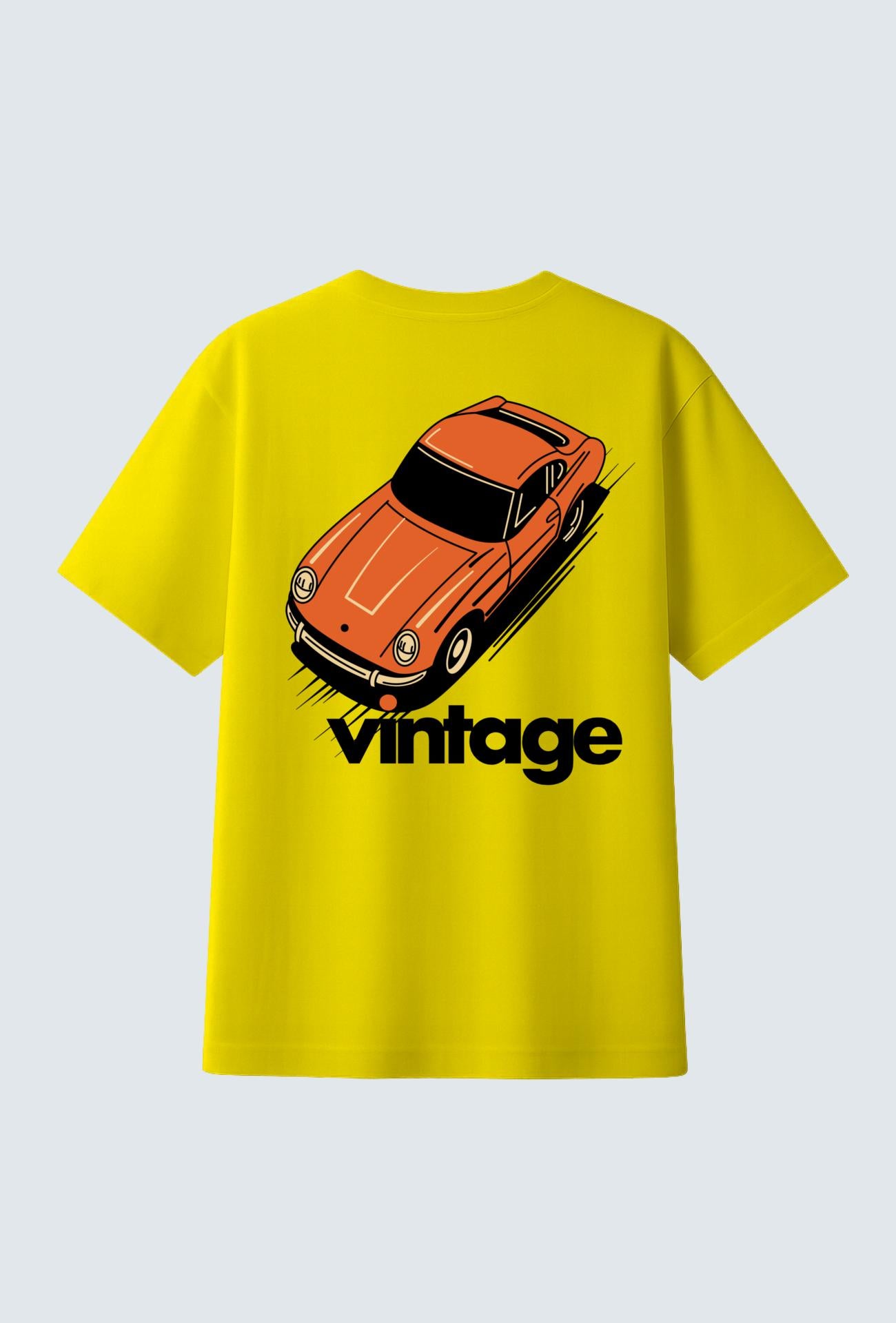 Vintage Car Graphic | Oversized T-Shirt |