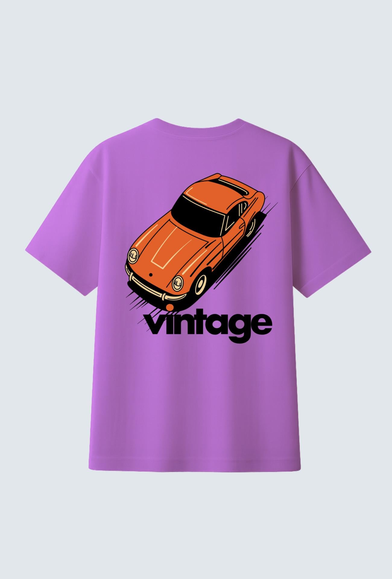 Vintage Car Graphic | Oversized T-Shirt |