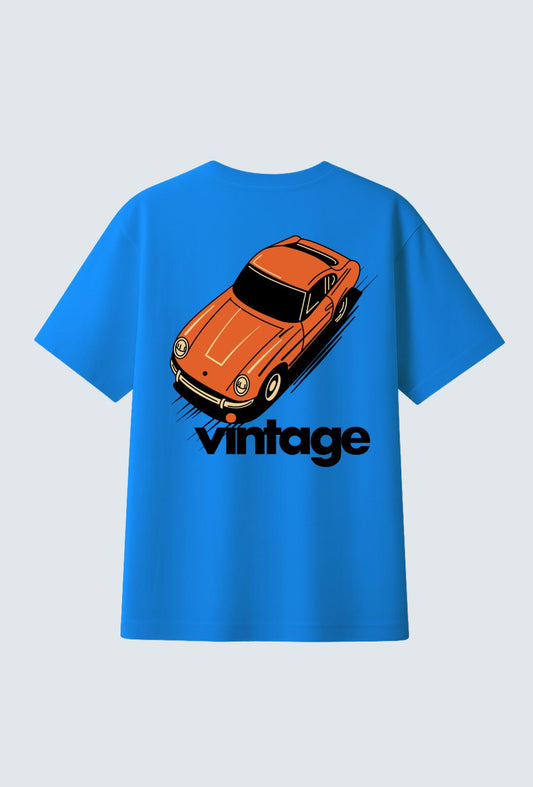 Vintage Car Graphic | Oversized T-Shirt |