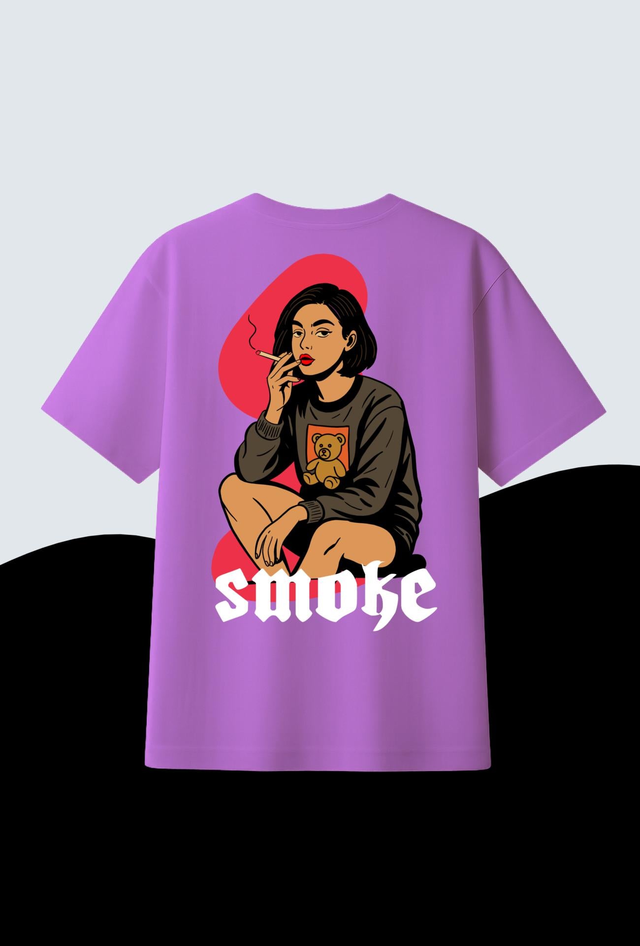 Girl with Graphic | Oversized T-Shirt | 100% Cotton