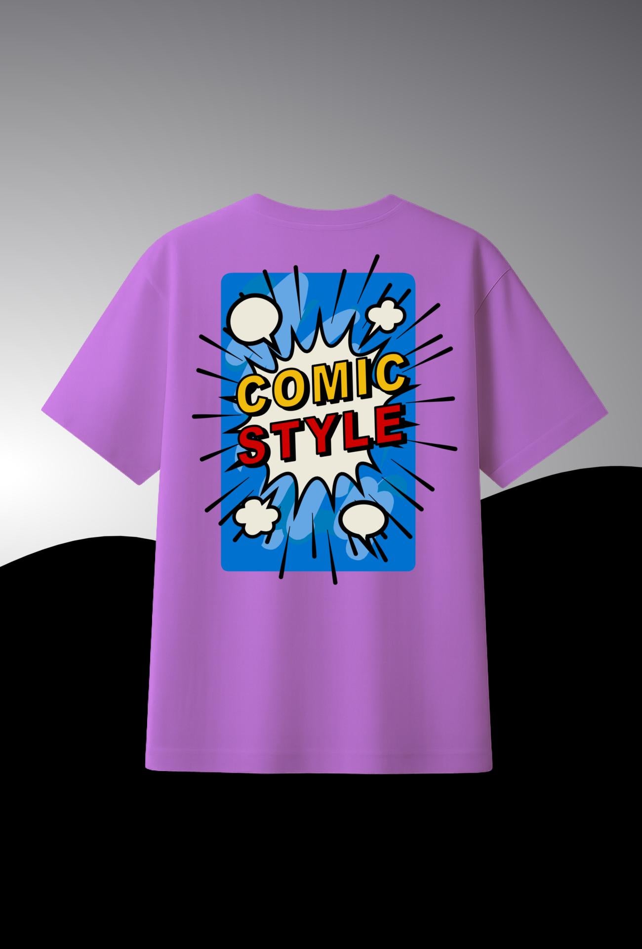 Comic Style Graphic |  Oversized T-Shirt | 100% Cotton