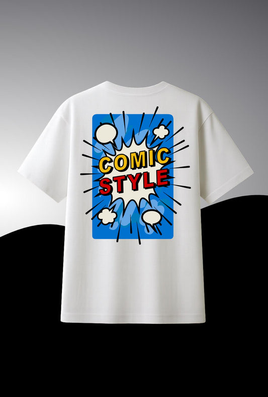 Comic Style Graphic |  Oversized T-Shirt | 100% Cotton