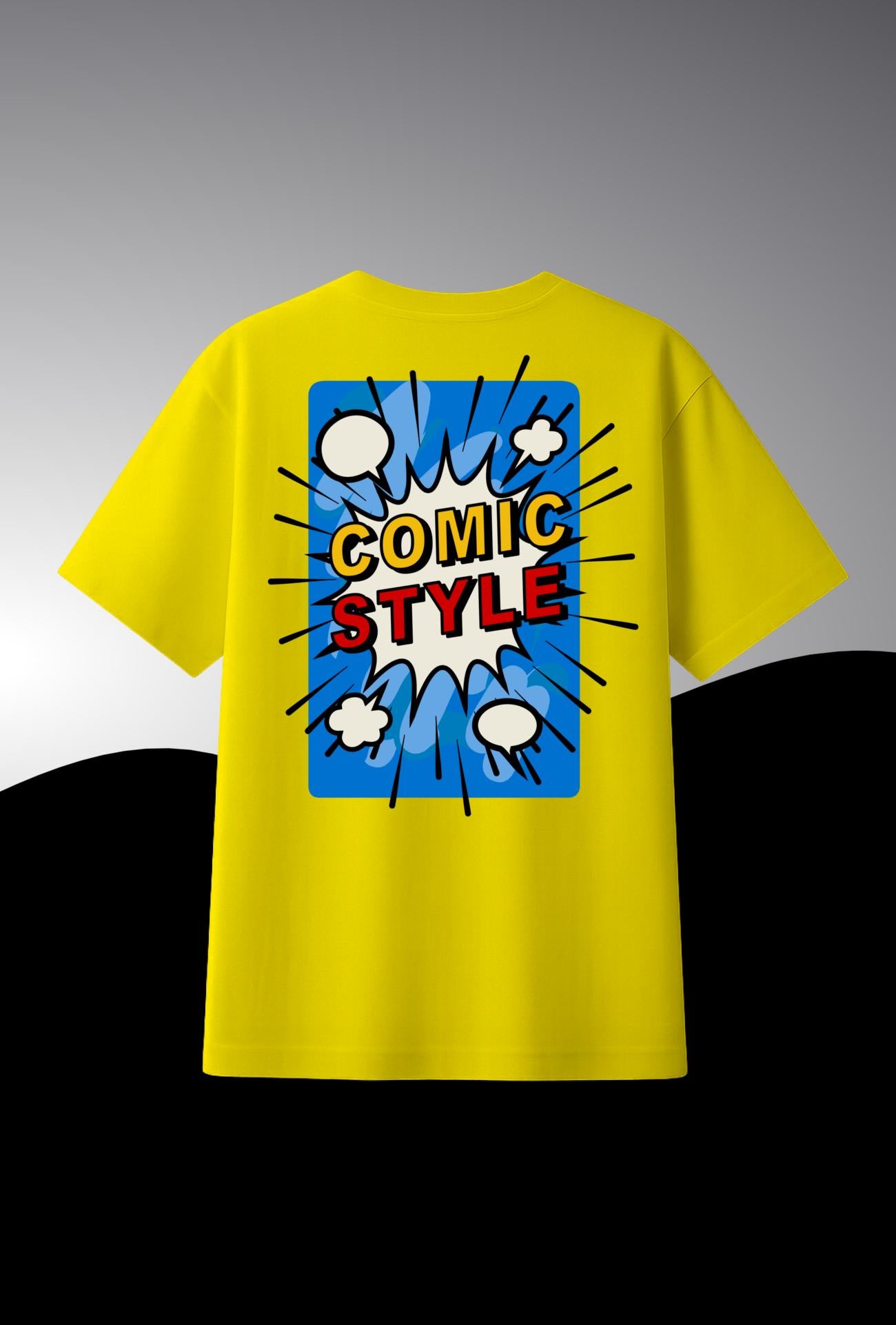 Comic Style Graphic |  Oversized T-Shirt | 100% Cotton