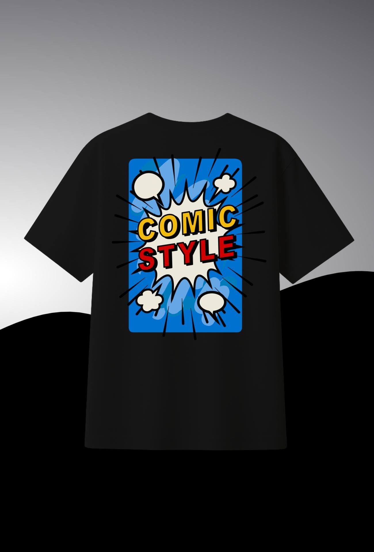Comic Style Graphic |  Oversized T-Shirt | 100% Cotton