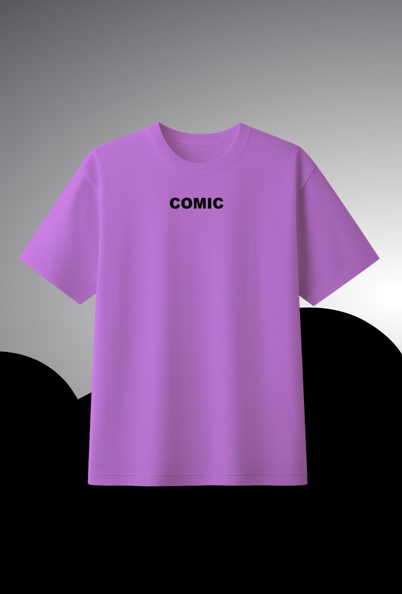 Comic Style Graphic |  Oversized T-Shirt | 100% Cotton