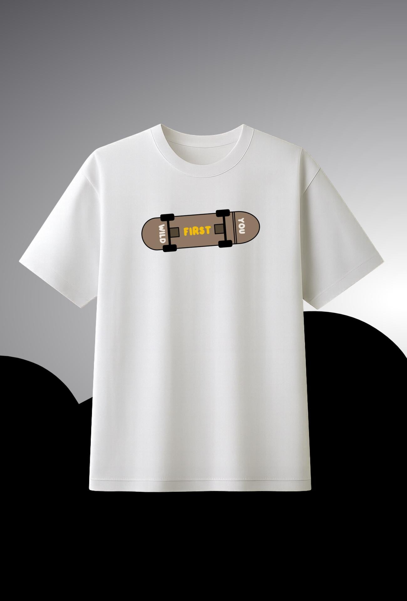 Skateboard Graphic | Oversized T-Shirt | 100% Cotton