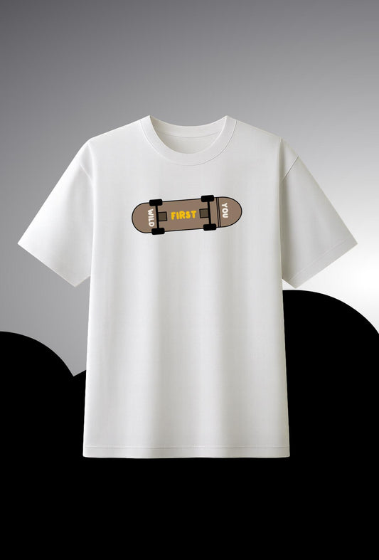 Skateboard Graphic | Oversized T-Shirt | 100% Cotton
