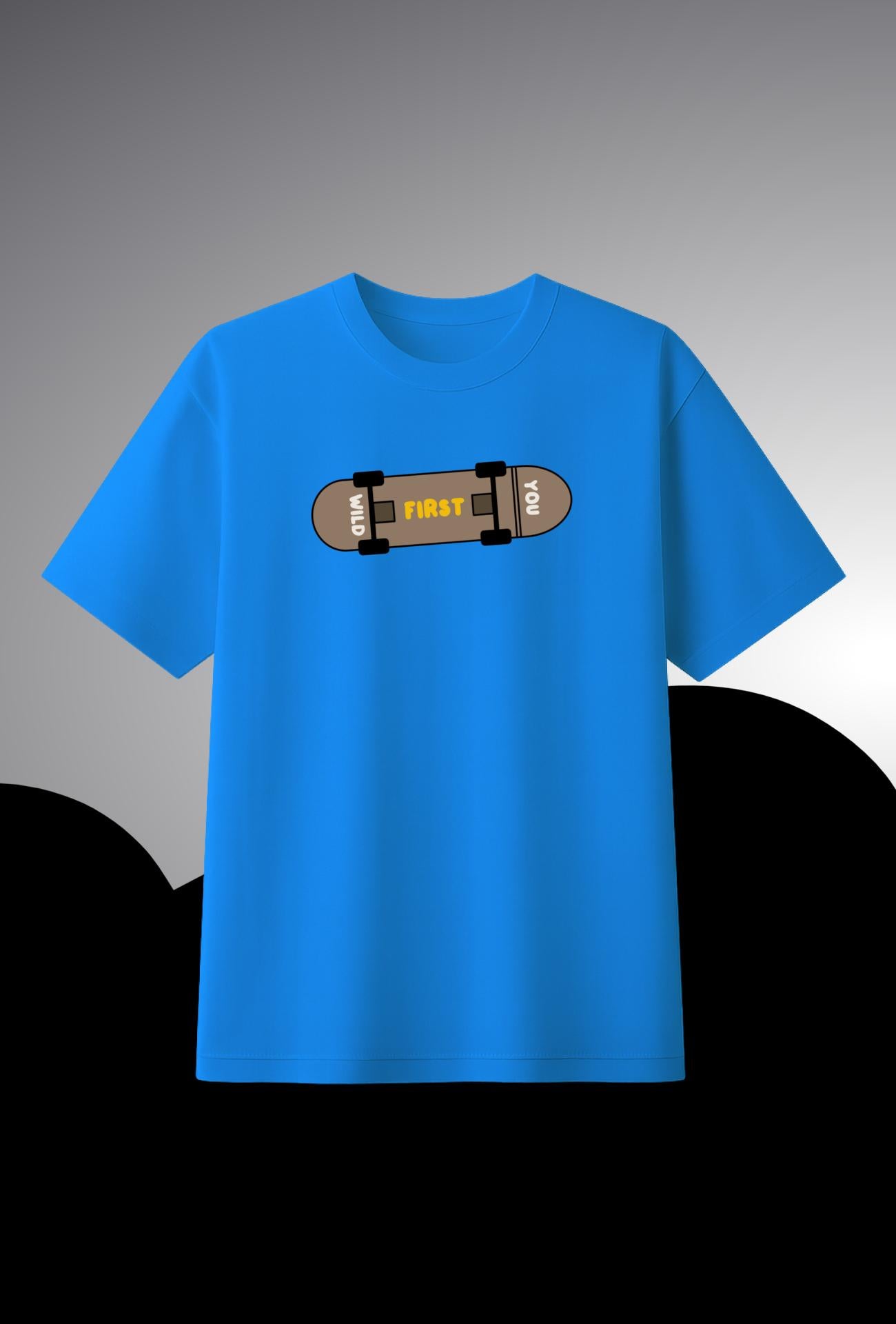 Skateboard Graphic | Oversized T-Shirt | 100% Cotton