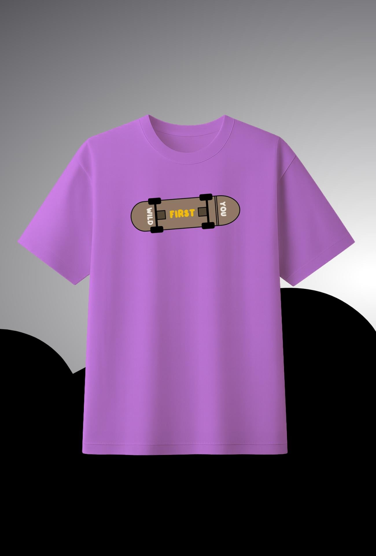 Skateboard Graphic | Oversized T-Shirt | 100% Cotton