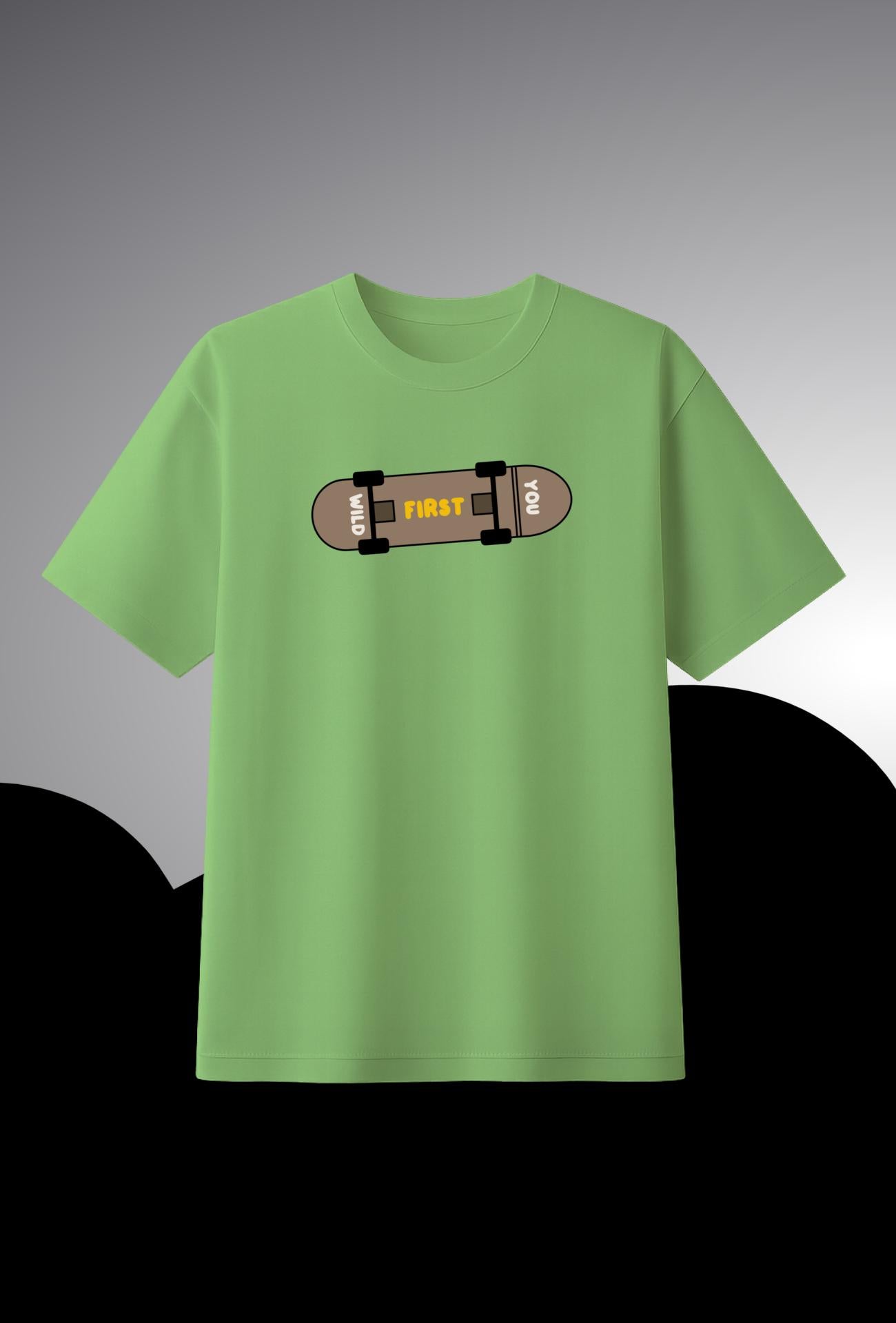 Skateboard Graphic | Oversized T-Shirt | 100% Cotton