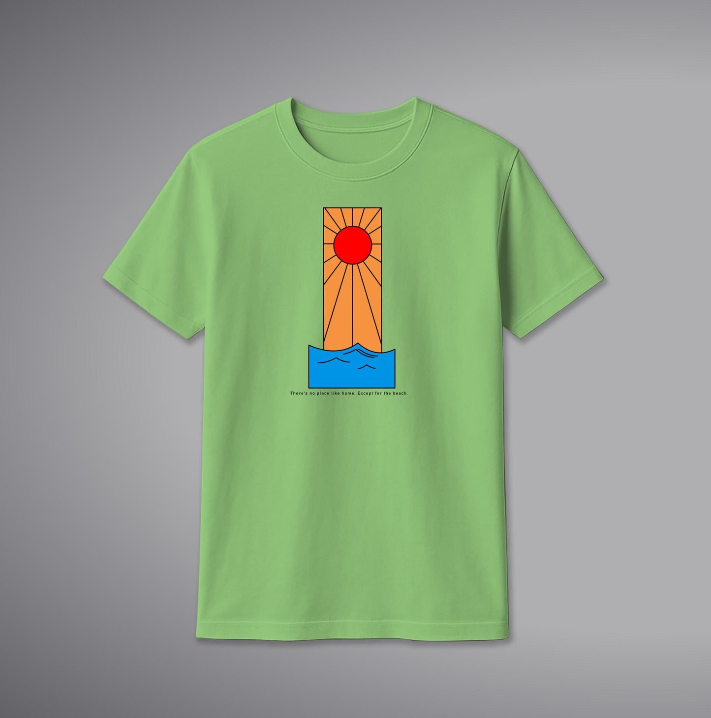 Sun Ray T-Shirt โ Radiant Minimal Cotton Tee with Sunlight Design | SORA FASHION
