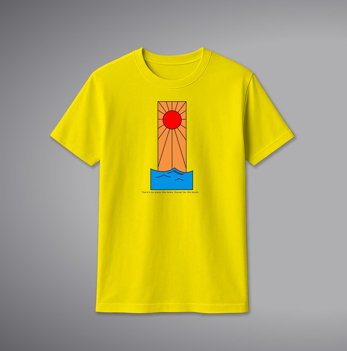 Sun Ray T-Shirt โ Radiant Minimal Cotton Tee with Sunlight Design | SORA FASHION
