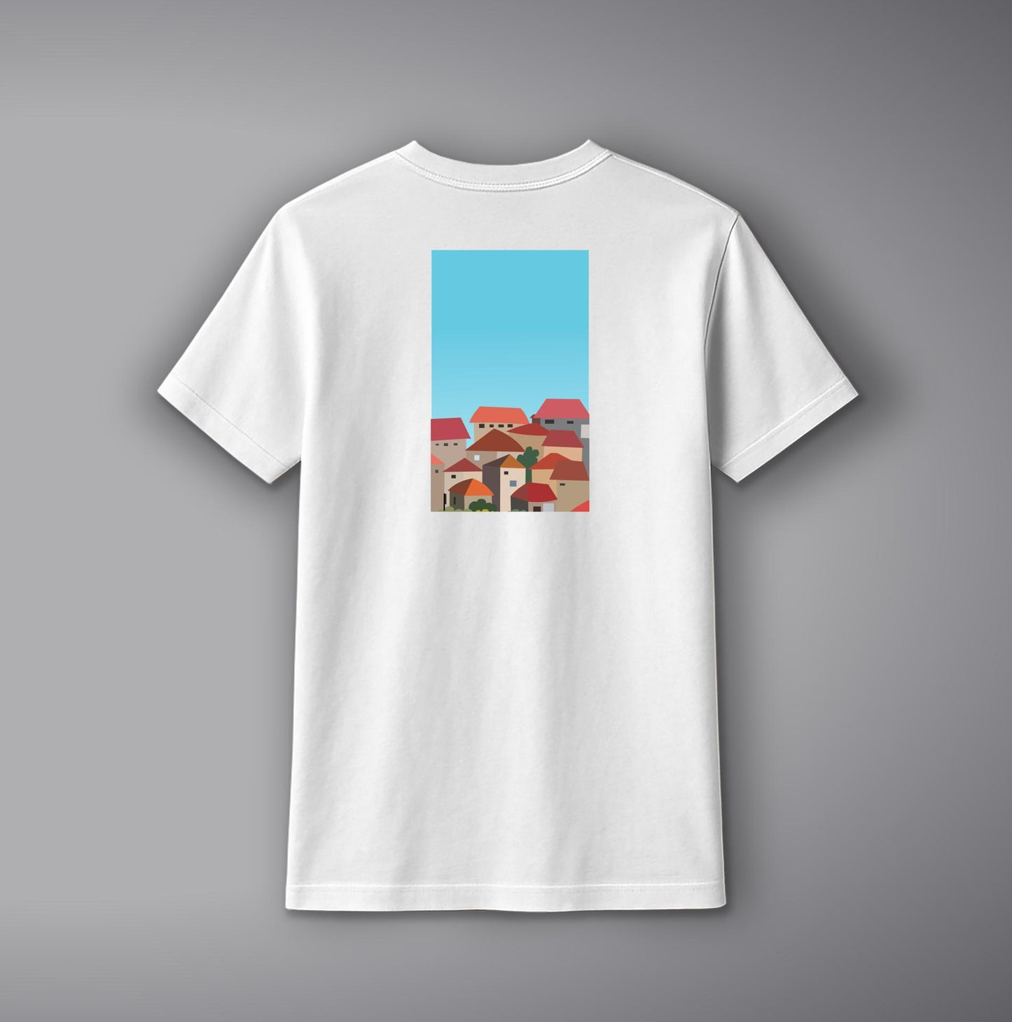 HOME T-Shirt – Minimal Cotton Tee with Home-Themed Graphic | SORA FASHION