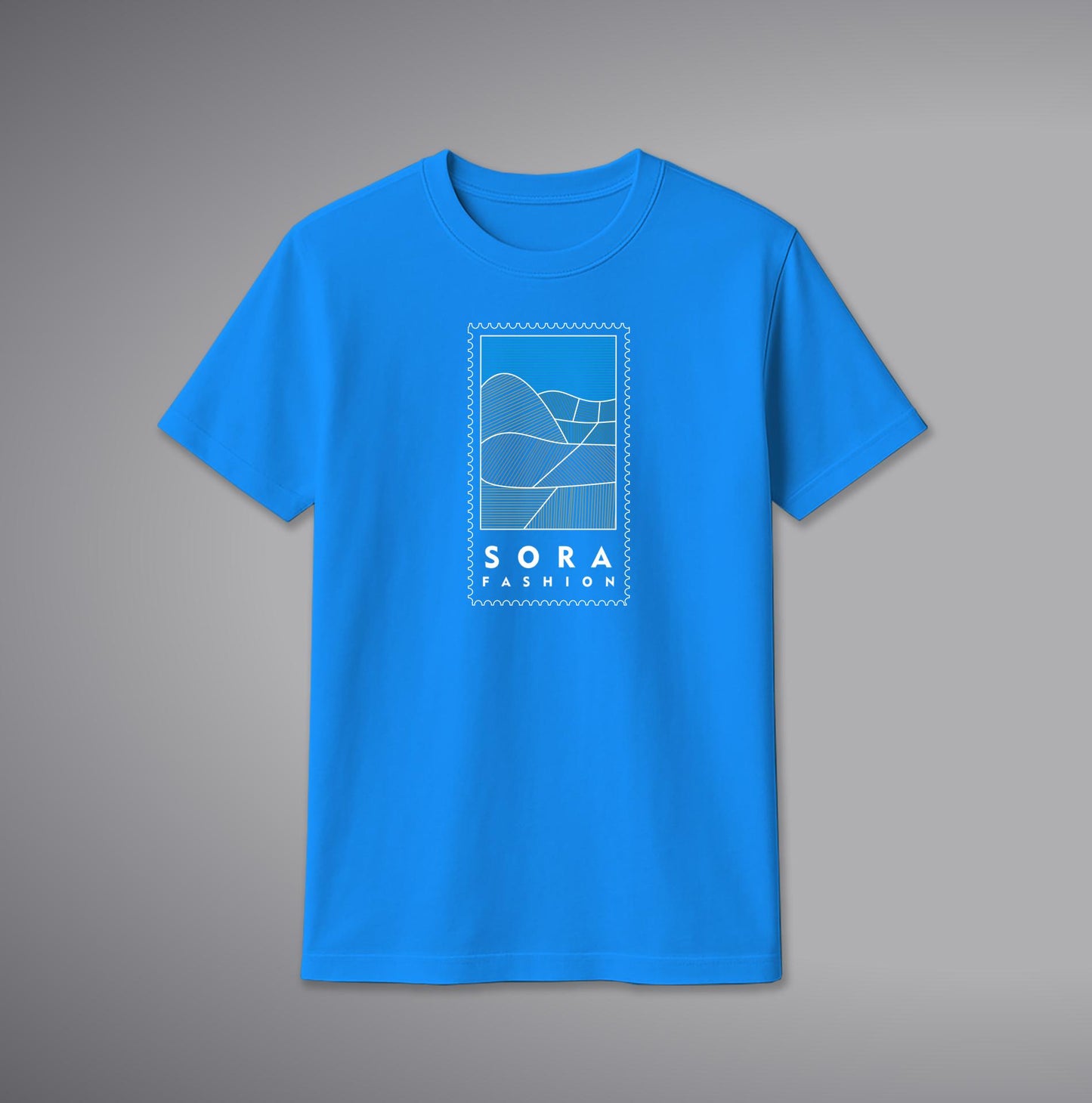 Post Stamp T-Shirt โ Vintage Stamp Graphic Cotton Tee for Men & Women | SORA FASHION