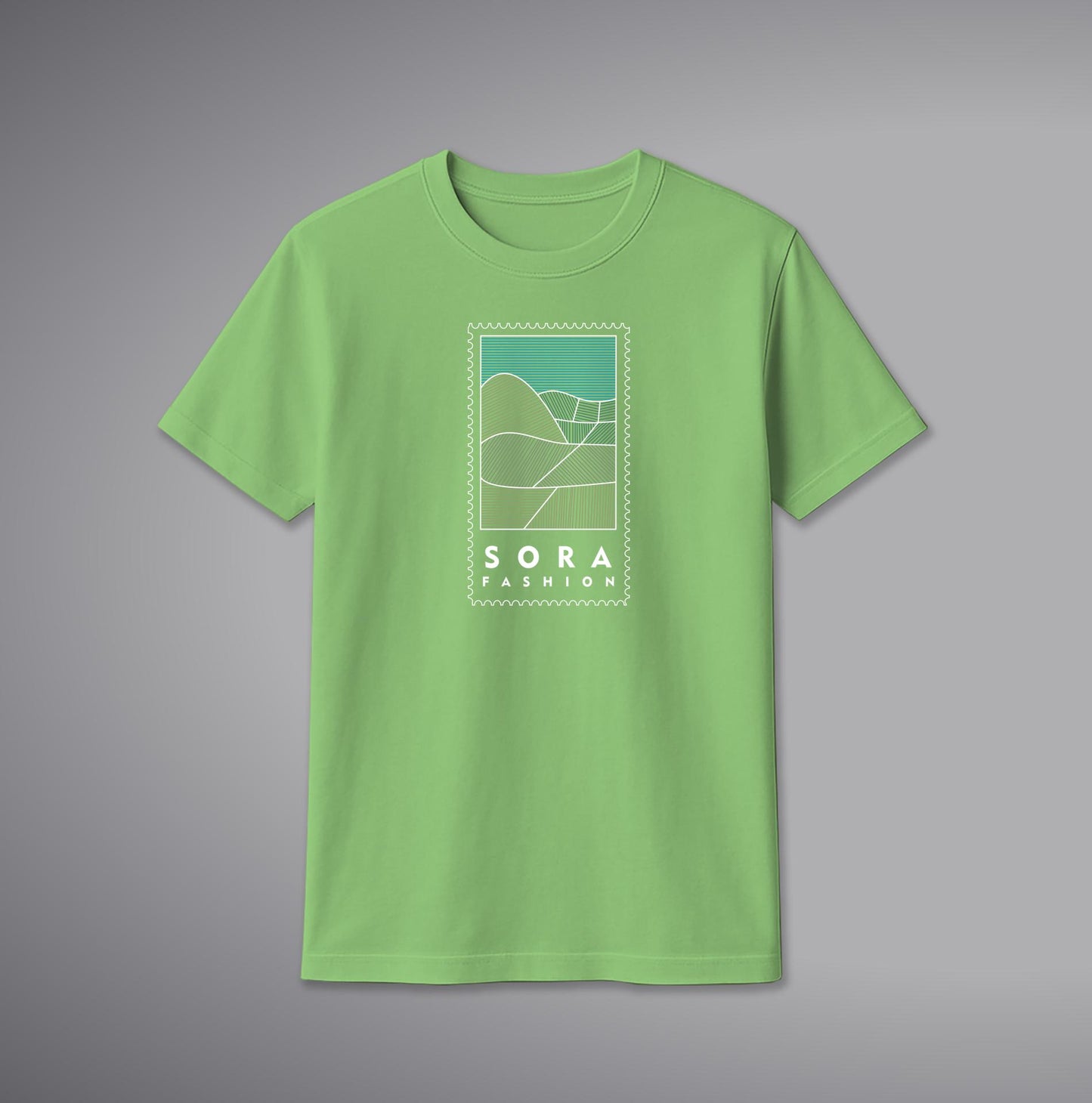 Post Stamp T-Shirt โ Vintage Stamp Graphic Cotton Tee for Men & Women | SORA FASHION