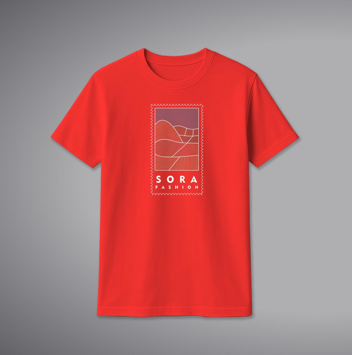 Post Stamp T-Shirt โ Vintage Stamp Graphic Cotton Tee for Men & Women | SORA FASHION