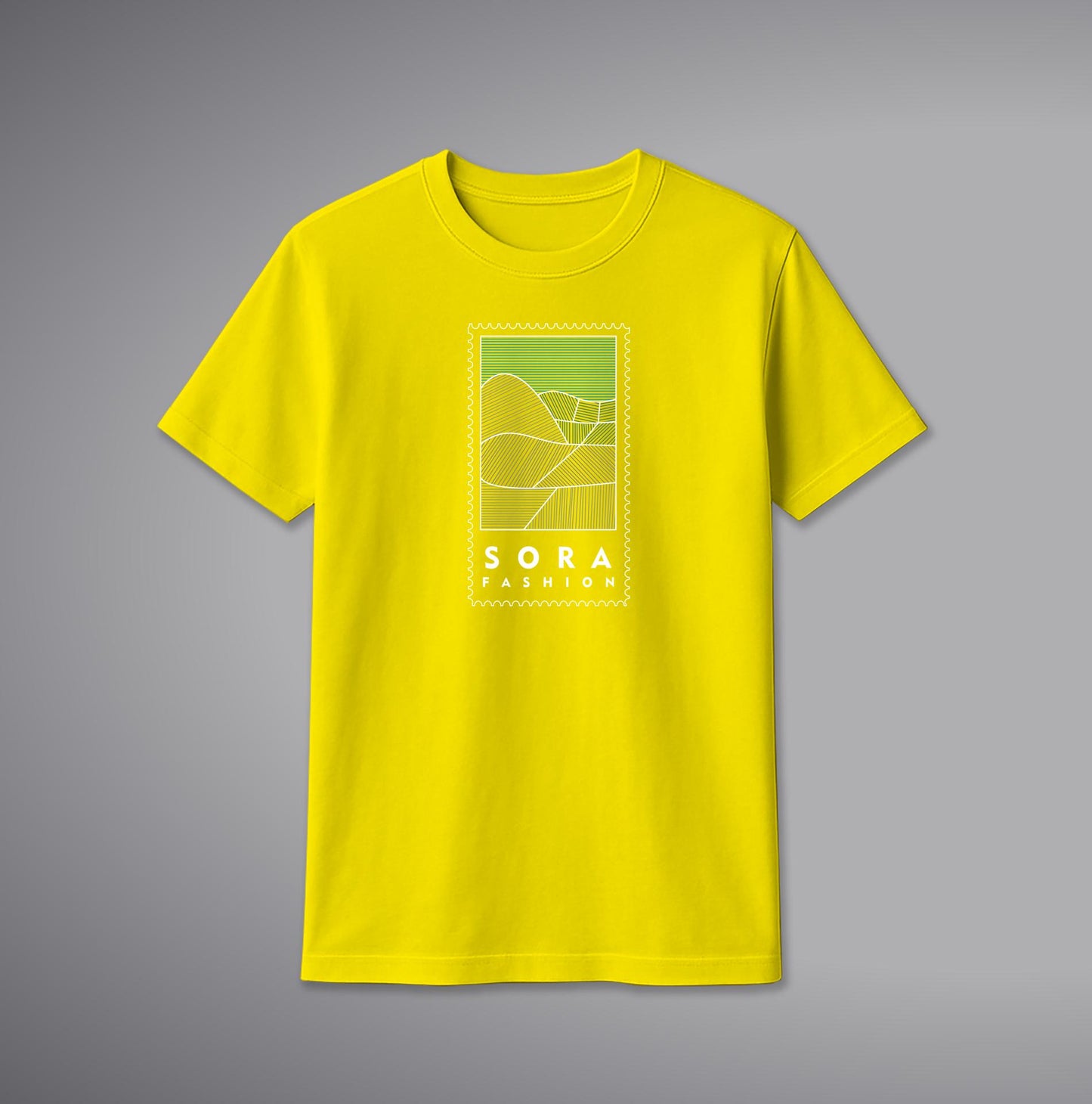 Post Stamp T-Shirt โ Vintage Stamp Graphic Cotton Tee for Men & Women | SORA FASHION
