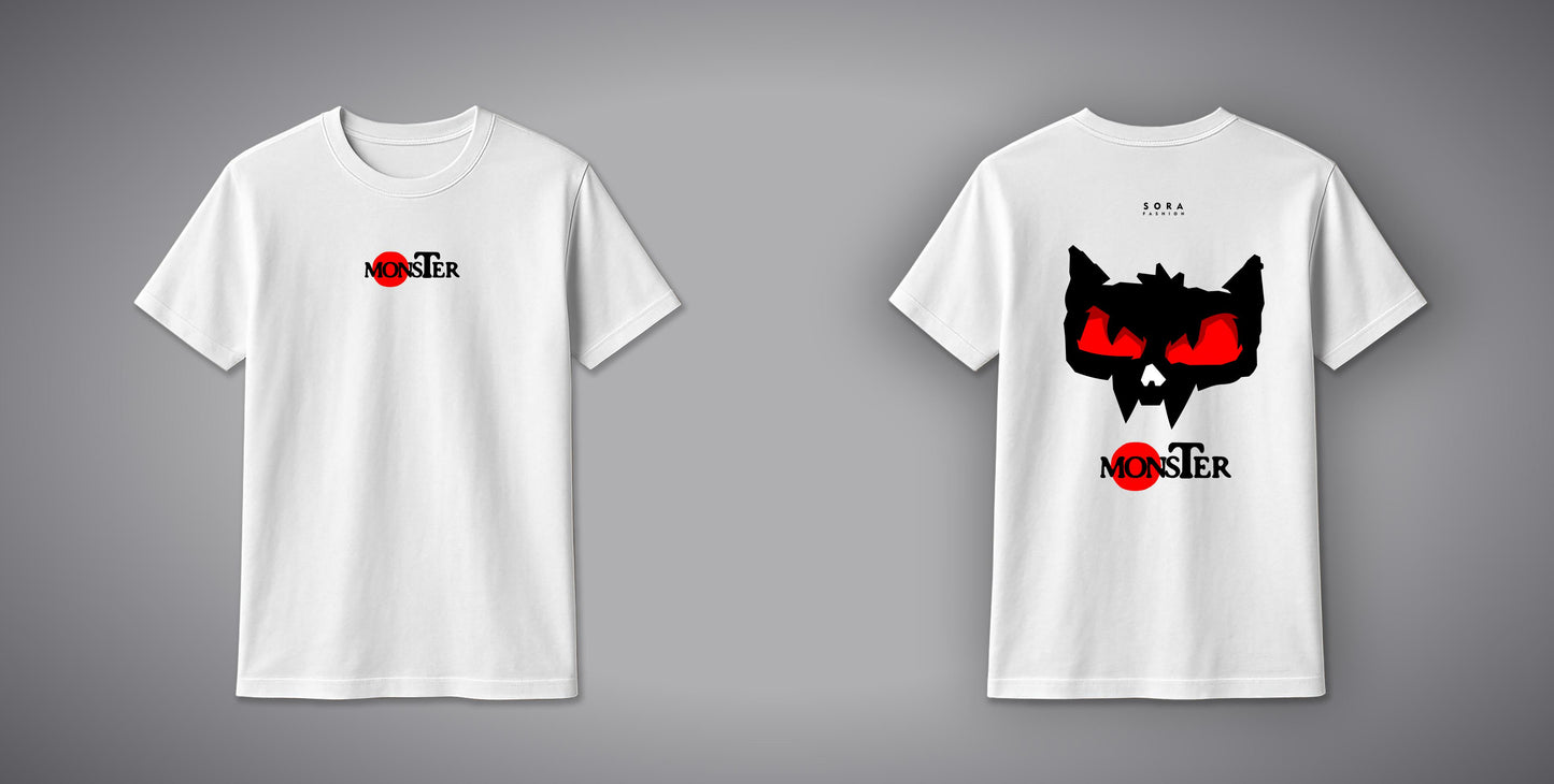 Monster T-Shirt – Bold Graphic Cotton Tee with Monster Design | SORA FASHION