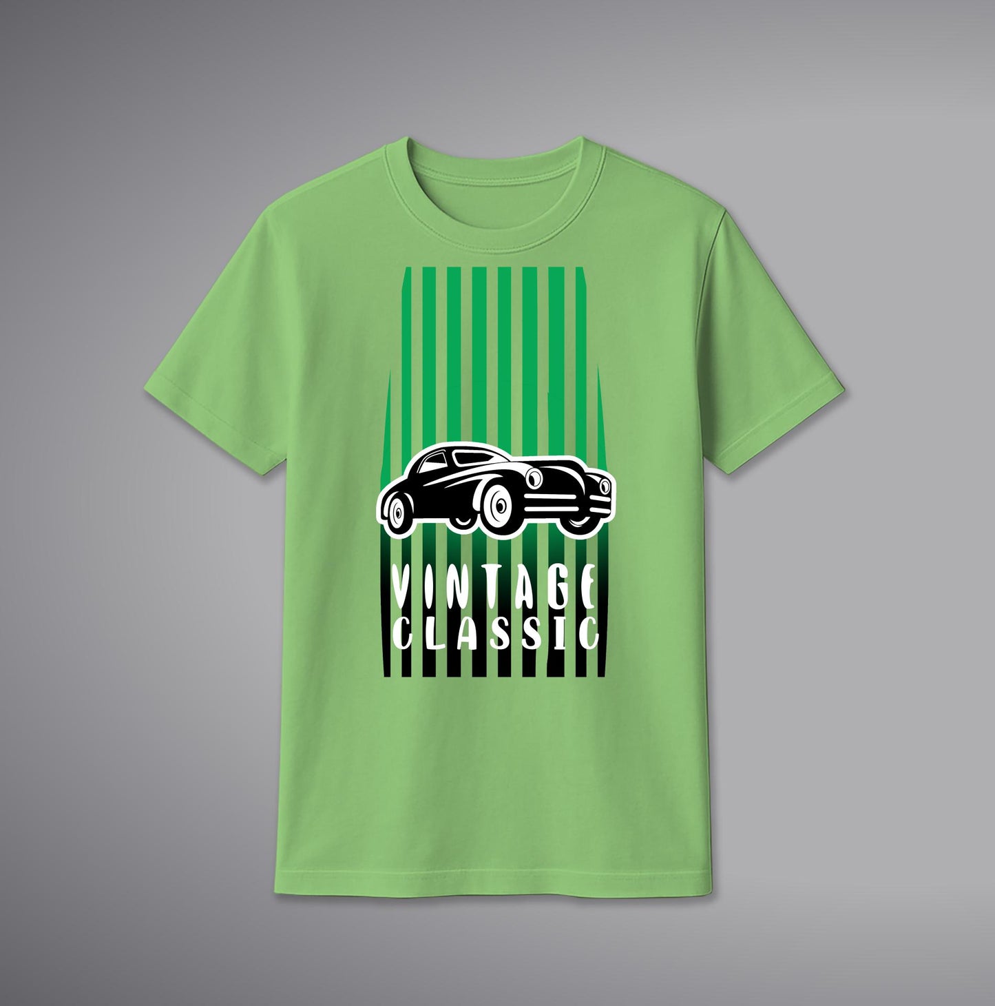 Vintage Car T-Shirt – Retro Car Graphic Cotton Tee for Men & Women | SORA FASHION