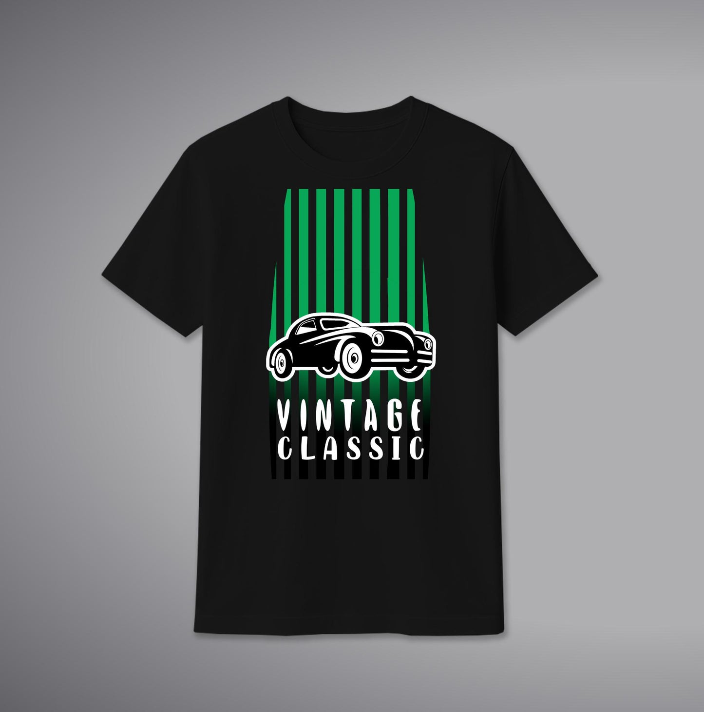 Vintage Car T-Shirt – Retro Car Graphic Cotton Tee for Men & Women | SORA FASHION