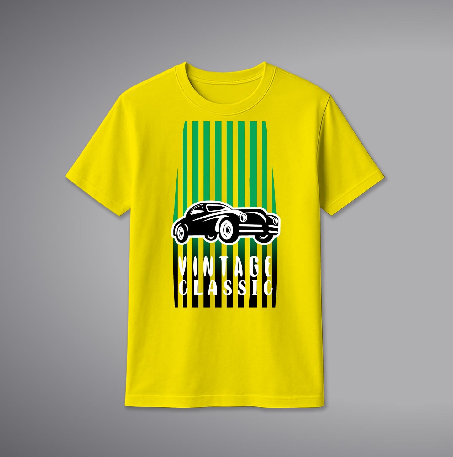 Vintage Car T-Shirt – Retro Car Graphic Cotton Tee for Men & Women | SORA FASHION