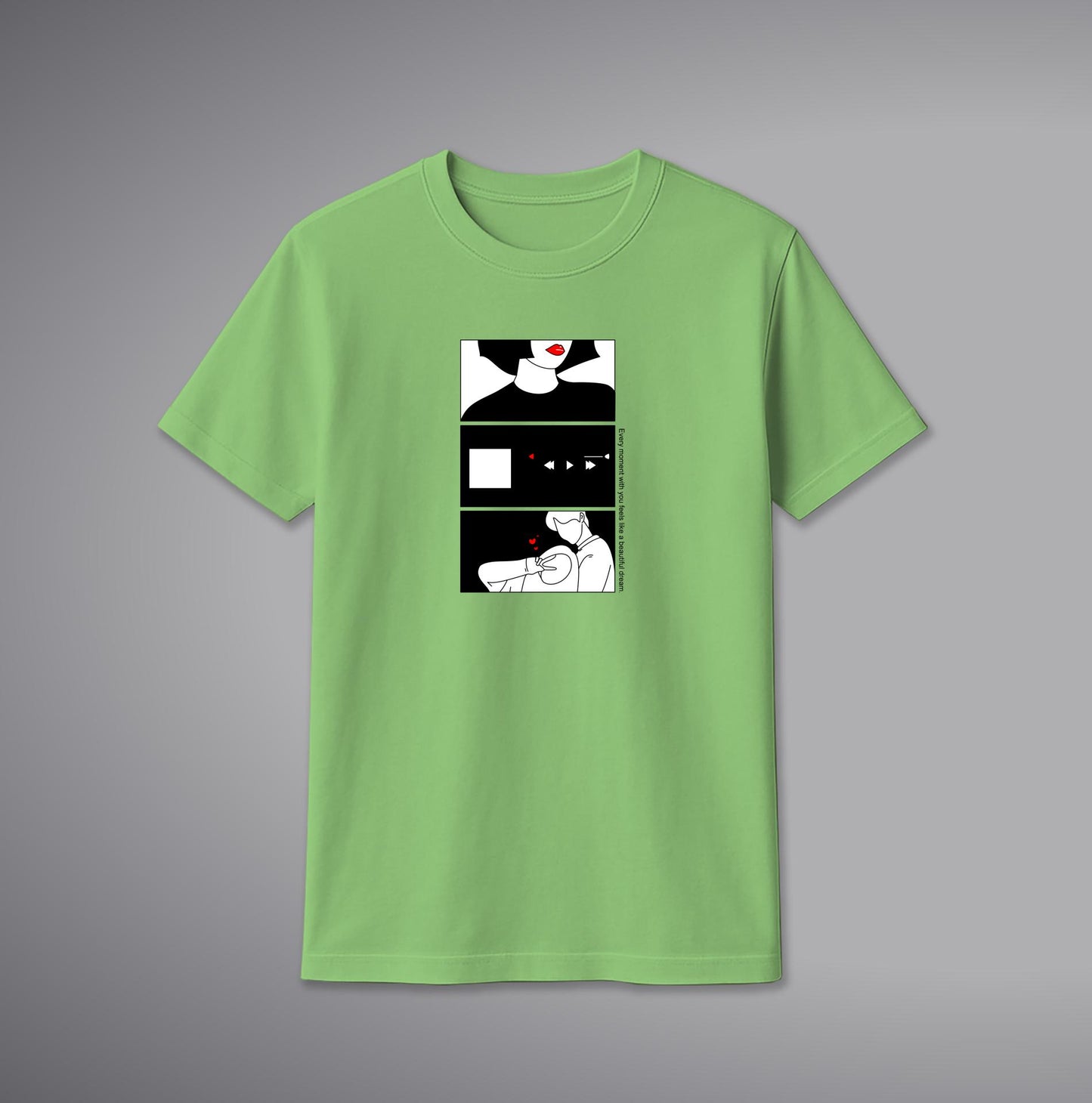 Music T-Shirt โ Artistic Cotton Tee with Music-Inspired Graphic | SORA FASHION