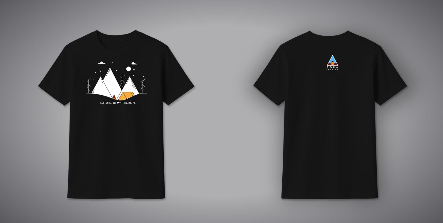 Nature T-Shirt โ Minimal Earth-Inspired Cotton Tee for Men & Women | SORA FASHION