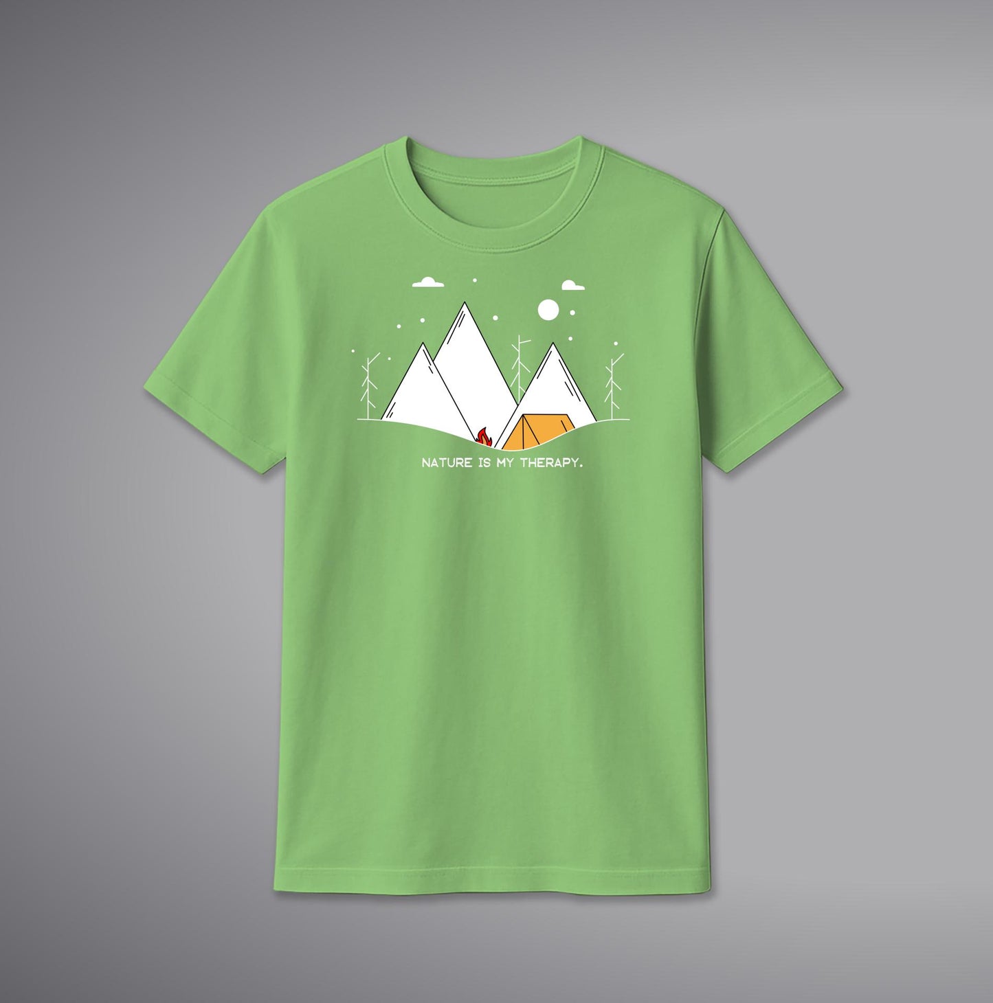 Nature T-Shirt โ Minimal Earth-Inspired Cotton Tee for Men & Women | SORA FASHION