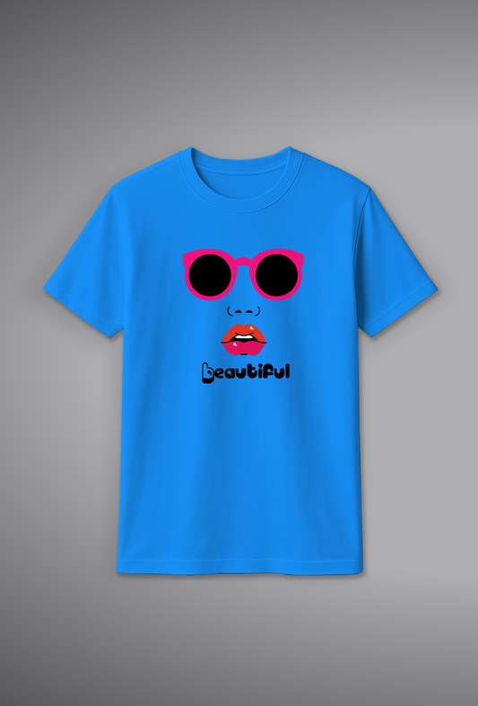 Beautiful Girl Graphic T-Shirt for Women – 100% Cotton | Buy Online at SORA Fashion
