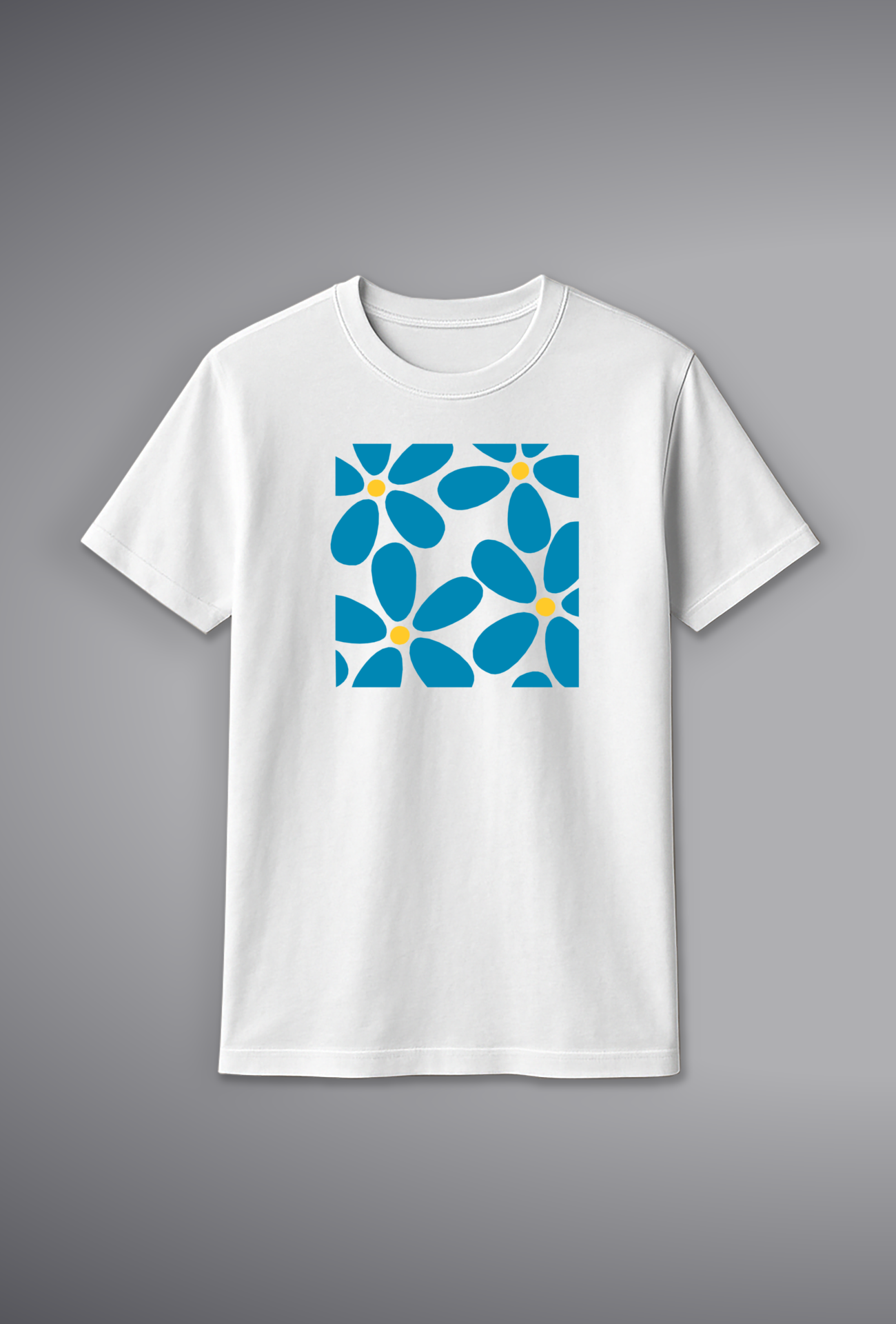 Flower Design T-Shirt for Women – 100% Cotton | Shop Online at SORA Fashion