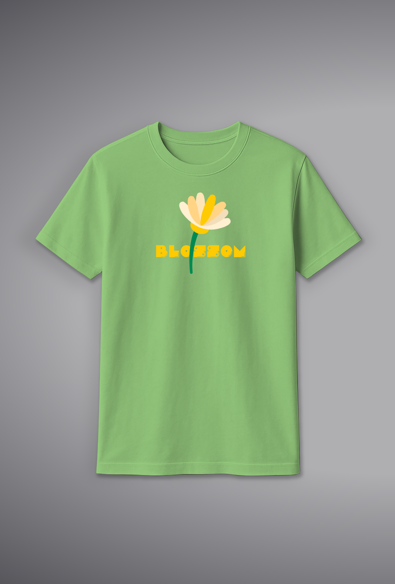 Yellow Flower Print T-Shirt for Women – 100% Cotton | Buy Online at SORA Fashion