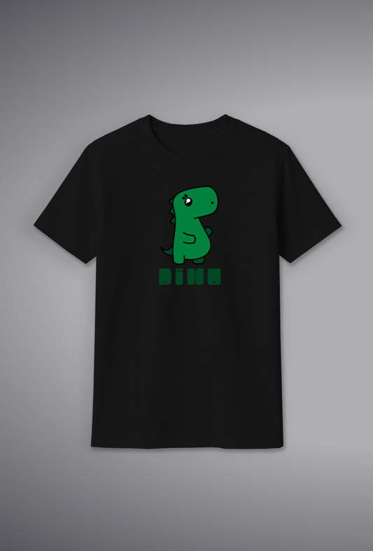 Cute Dino Print T-Shirt for Women – 100% Cotton | Shop Online at SORA Fashion