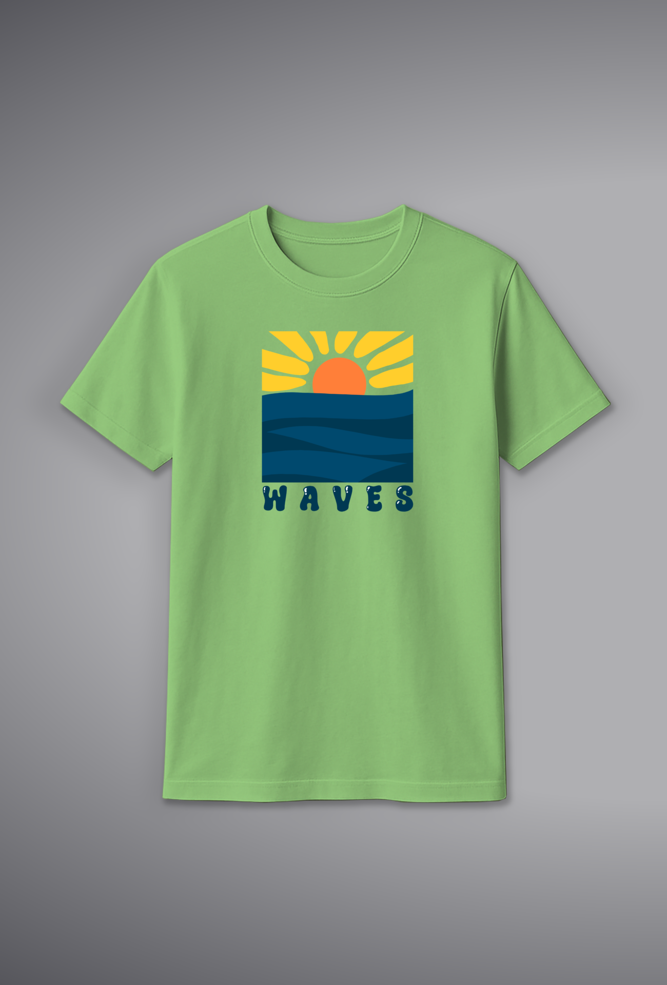 Flower Wave Graphic T-Shirt for Women – 100% Cotton | Shop Online at SORA Fashion