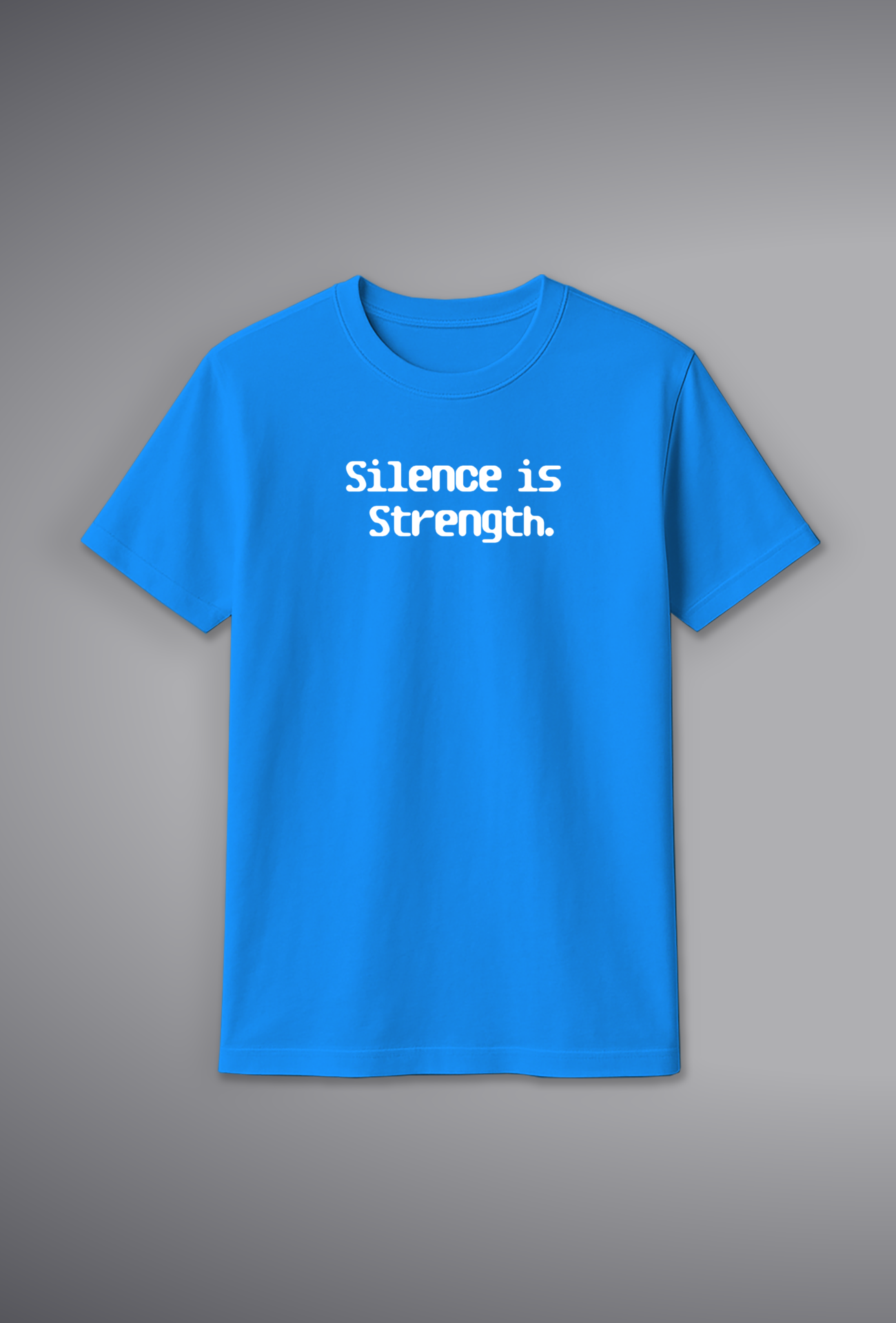 Silence is Strength Text T-Shirt for Women – 100% Cotton | Buy Online at SORA Fashion
