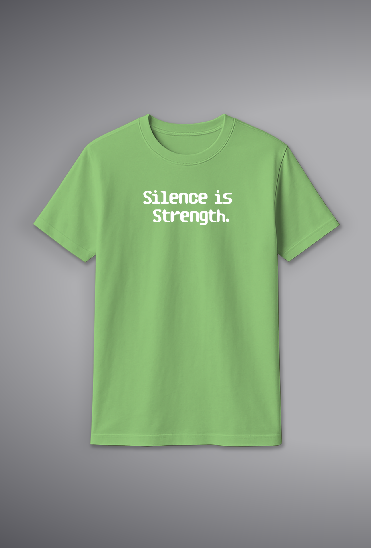 Silence is Strength Text T-Shirt for Women – 100% Cotton | Buy Online at SORA Fashion