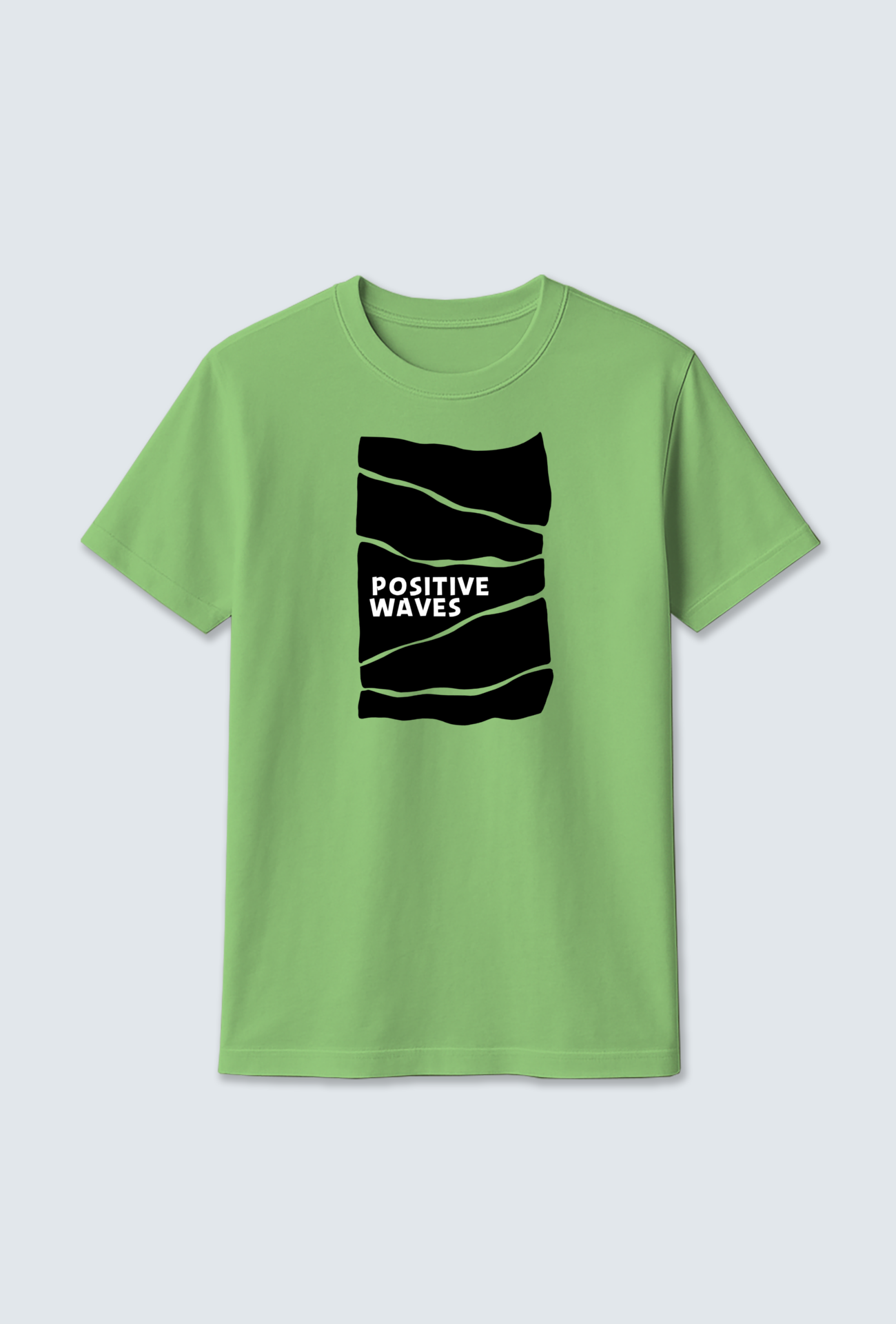 Cotton T-Shirt : 🌊 “Wave” Design Cotton T-Shirt