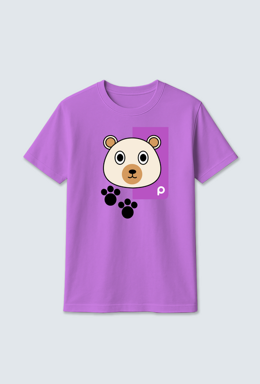 Cotton T-shirt : "Teddy Bear" Cotton T-shirt – Cuteness Meets Comfort 🧸