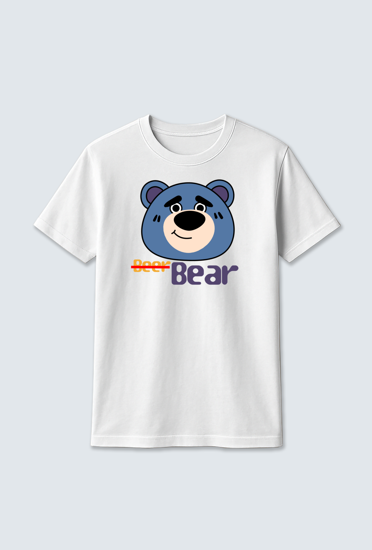 Cotton T-shirt : "Bear" Cotton T-shirt – Wildly Comfortable & Stylish 🐻