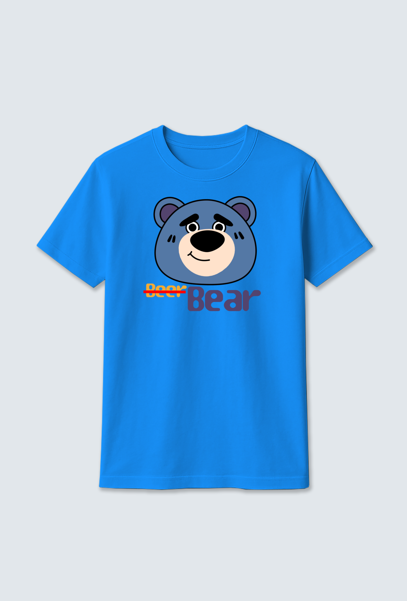 Cotton T-shirt : "Bear" Cotton T-shirt – Wildly Comfortable & Stylish 🐻