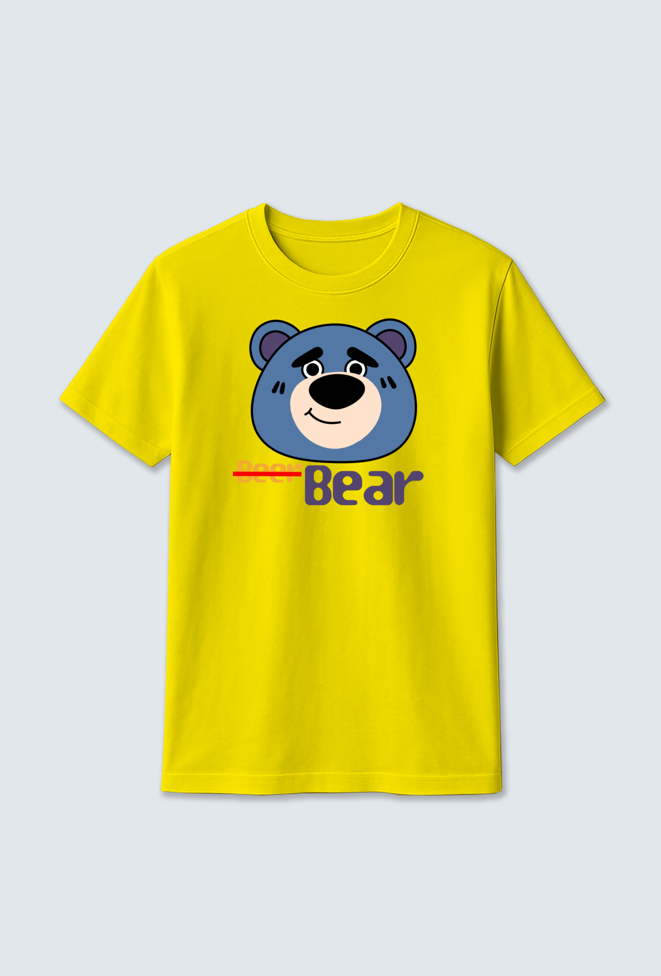 Cotton T-shirt : "Bear" Cotton T-shirt – Wildly Comfortable & Stylish 🐻