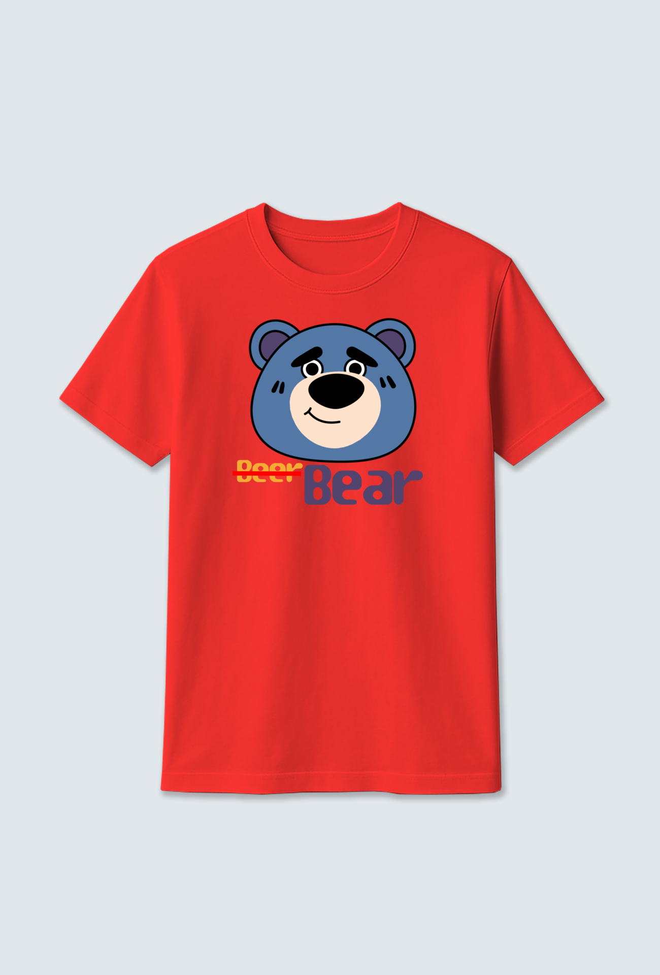 Cotton T-shirt : "Bear" Cotton T-shirt – Wildly Comfortable & Stylish 🐻