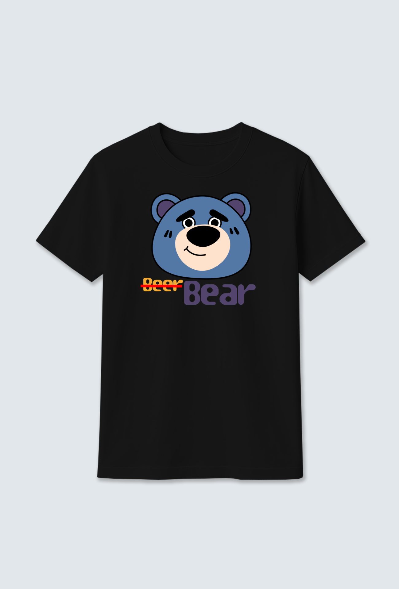 Cotton T-shirt : "Bear" Cotton T-shirt – Wildly Comfortable & Stylish 🐻
