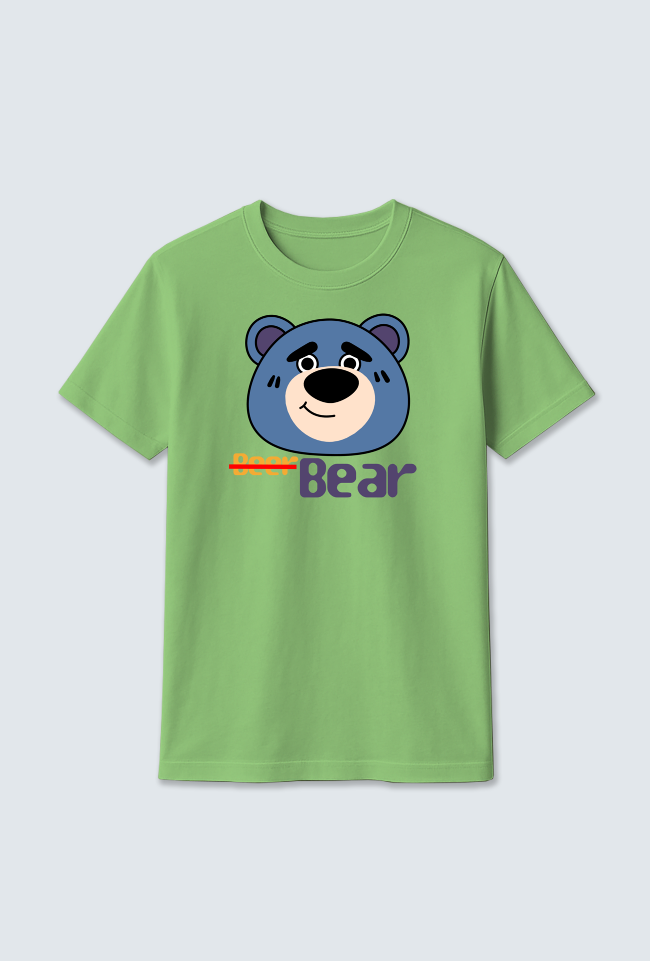 Cotton T-shirt : "Bear" Cotton T-shirt – Wildly Comfortable & Stylish 🐻