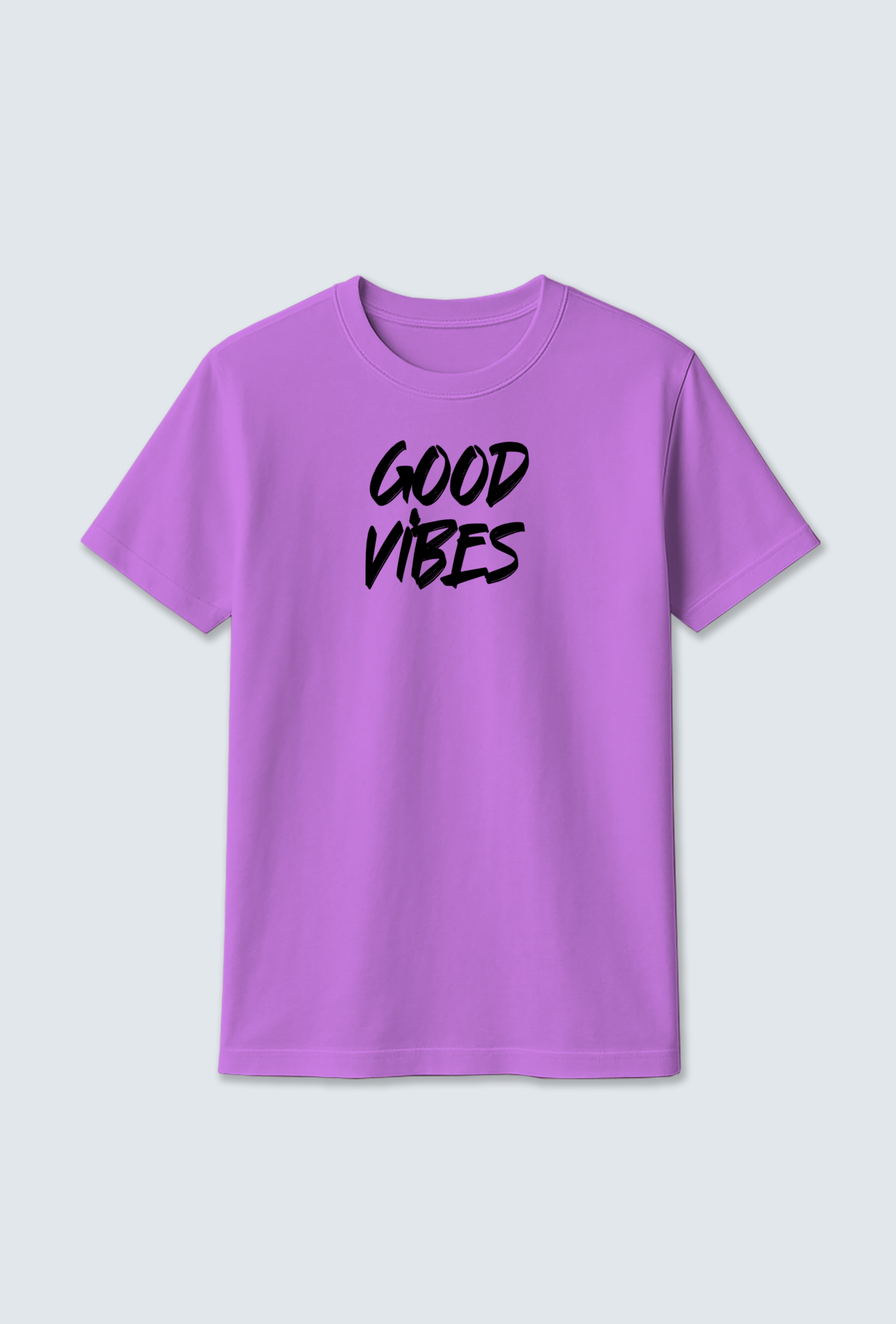 Cotton T-shirt : GOOD VIBES cotton T-shirt